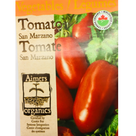 Semences Biologiques de Tomates San Marzano